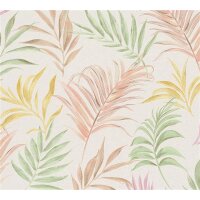 AS 791083 Tapeten A.S Creation CosmoLiving Farbe Bunt Weiß Pink Grün Gelb Vliestapete