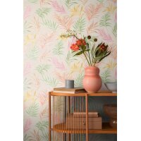 AS 791083 Tapeten A.S Creation CosmoLiving Farbe Bunt Weiß Pink Grün Gelb Vliestapete