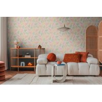 AS 791083 Tapeten A.S Creation CosmoLiving Farbe Bunt Weiß Pink Grün Gelb Vliestapete