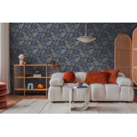 AS 791085 Tapeten A.S Creation CosmoLiving Farbe Blau Rot Braun   Vliestapete