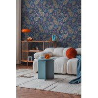 AS 791085 Tapeten A.S Creation CosmoLiving Farbe Blau Rot Braun   Vliestapete