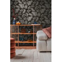 AS 791087 Tapeten A.S Creation CosmoLiving Farbe Schwarz Grau Blau Silber  Vliestapete