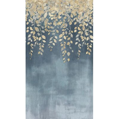 AS 791442 Tapeten A.S Creation CosmoLiving Farbe Blau Gelb    Fototapete