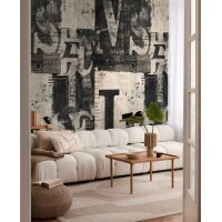 AS 791444 Tapeten A.S Creation CosmoLiving Farbe Creme Schwarz Grau Beige  Fototapete