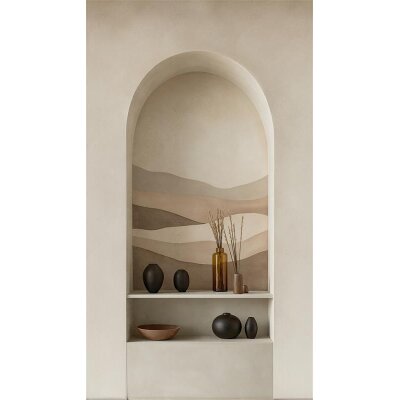 AS 791446 Tapeten A.S Creation CosmoLiving Farbe Beige Braun Creme Schwarz  Fototapete