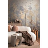 AS 791447 Tapeten A.S Creation CosmoLiving Farbe Beige Blau Gelb   Fototapete