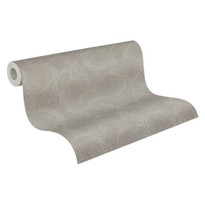 AS 790932 Tapeten A.S Creation Hygge III Farbe Braun Beige Grau   Vliestapete
