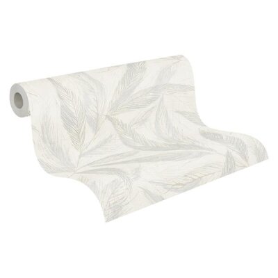 AS 790963 Tapeten A.S Creation Hygge III Farbe Weiß Creme Grau Blau  Vliestapete