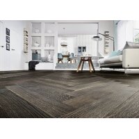 JOKA 140 LOFT VARIO STAB / DS 4.0 mm Fertigparkett 2-S mit Nut&Feder-System  VR109 Räucherei.neroVILLA V4VP  verklebt