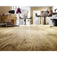 JOKA 130 XL CASTLE DIELE / DS 3 mm Fertigparkett 2-S mit Nut u.Feder-System  CE113 Eiche geb. NATURE V4ÖL verklebt