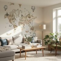 96469 Tapeten Marburg Oriana beige Vliestapete