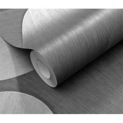1042329 Tapeten Erismann Elysium Farbe silber schwarz Vliestapete