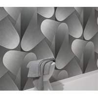 1042329 Tapeten Erismann Elysium Farbe silber schwarz Vliestapete