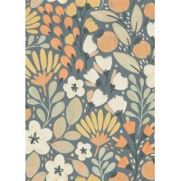 1051808 Tapeten Erismann La Terrasse Farbe blau Vliestapete