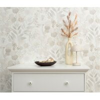 1050631 Tapeten Erismann Secret Garden  Farbe grau Vliestapete