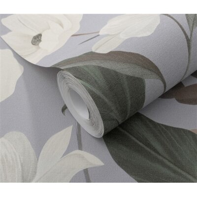 1050831 Tapeten Erismann Secret Garden  Farbe grau Vliestapete