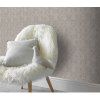 1050937 Tapeten Erismann Secret Garden  Farbe taupe Vliestapete