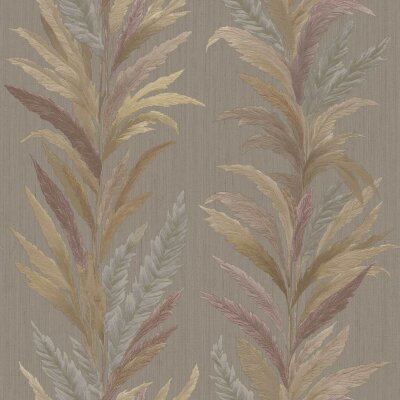 35908 Tapeten Essener Ornamenta Farbe grau gold lila Vliestapete