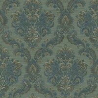 35945 Tapeten Essener Ornamenta Farbe grün blau gold...
