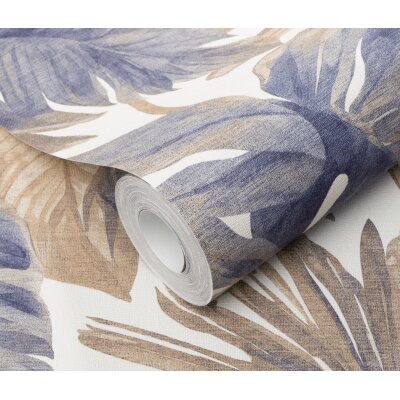 1055844 Tapeten Erismann Forest Dreams Farbe blau Vliestapete