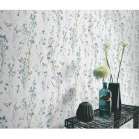 1056118 Tapeten Erismann Forest Dreams Farbe türkis Vliestapete