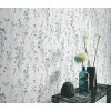 1056118 Tapeten Erismann Forest Dreams Farbe türkis Vliestapete