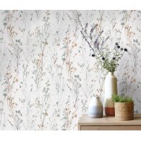 1056135 Tapeten Erismann Forest Dreams Farbe türkis  Vliestapete