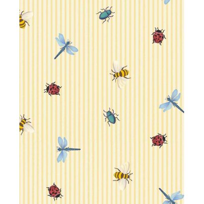 363180 Tapeten Eijffinger TINY TREASURES gelb ocker rot  Vliestapete