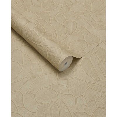 363213 Tapeten Eijffinger Calm Crafted beige sand Vliestapete