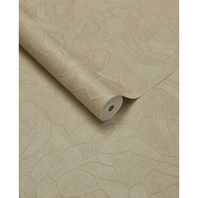 363219 Tapeten Eijffinger Calm Crafted beige sand Vliestapete
