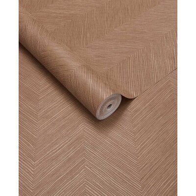 363239 Tapeten Eijffinger Calm Crafted braun taupe oranien terrakotta  Vliestapete