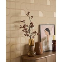 363264 Tapeten Eijffinger Calm Crafted oranien terrakotta kupfer Vliestapete