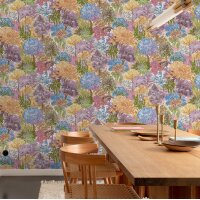 A78601 GranDeco Inia Muster Tapete Mehrfarbig –...