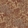 A78902 GranDeco Inia Braun – Muster Tapete Wohnzimmer, Vinyl Vliestapete, Natur Tapete modern
