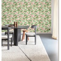 A80401 GranDeco Inia Fuchsia – Muster Tapete...