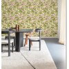 A80402 GranDeco Inia Rot – Muster Tapete Wohnzimmer, Vinyl Vliestapete, moderne Tapete