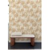 A82802 GranDeco Inia Rot – Muster Tapete Wohnzimmer, Vinyl Vliestapete, moderne Tapete