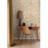 A83501 GranDeco Inia Grün – Muster Tapete Wohnzimmer, Vinyl Vliestapete, moderne Tapete