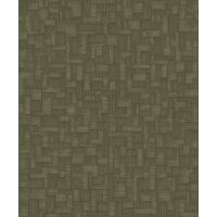 A85201 GranDeco Structured Walls Tapete Grün – Vinyl/Expanyl Vliestapete für Wohnräume