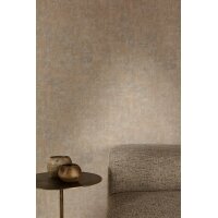 A85401 GranDeco Structured Walls Tapete Grau – Vinyl Vliestapete für Wohnräume