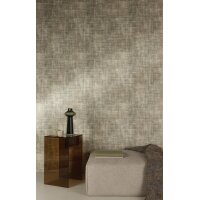 A85502 GranDeco Structured Walls Tapete Grün – Vinyl Vliestapete für Wohnzimmer & Wohnräume