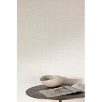 A86202 GranDeco Structured Walls Tapete Beige – Vinyl Vliestapete für Wohnzimmer & Wohnräume