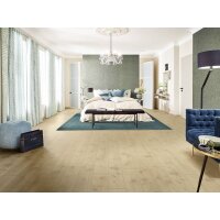 PAR1702005_5520 Jordan Laminat 432 NP Manhattan City Oak Tradition Sand – Landhausdiele Eiche Hellbraun V4, schwimmende Verlegung ohne Verklebung
