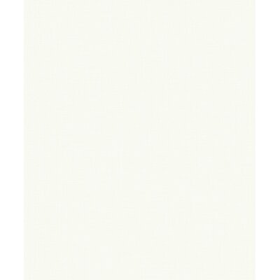 GrandecoLife Karuna Vinyltapete Weiß Uni Textil A71001 Solena Plain – scheuerbeständig, 53 cm x 10,05 m