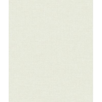 GrandecoLife Karuna Vinyltapete Grau Uni Textil A71002 Solena Plain – scheuerbeständig, 53 cm x 10,05 m