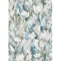 Erismann 10586-07 Pure Harmony Vliestapete Blumen Blau...