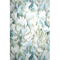 Erismann 10586-07 Pure Harmony Vliestapete Blumen Blau Modern