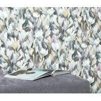Erismann 10586-09 Pure Harmony Vliestapete Blumen Blau Modern