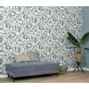 Erismann 10586-09 Pure Harmony Vliestapete Blumen Blau Modern