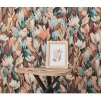 Erismann 10586-11 Pure Harmony Vliestapete Blumen Braun Modern